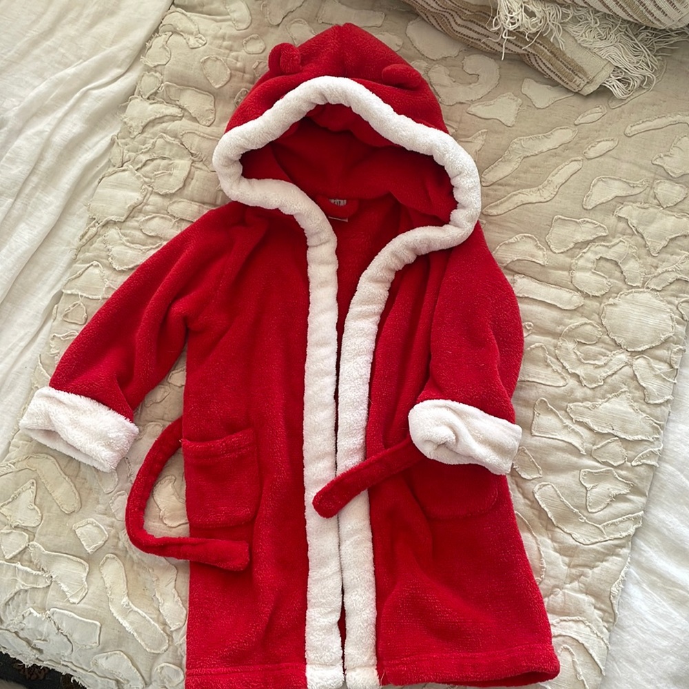 Gap bear Christmas plush bathrobe